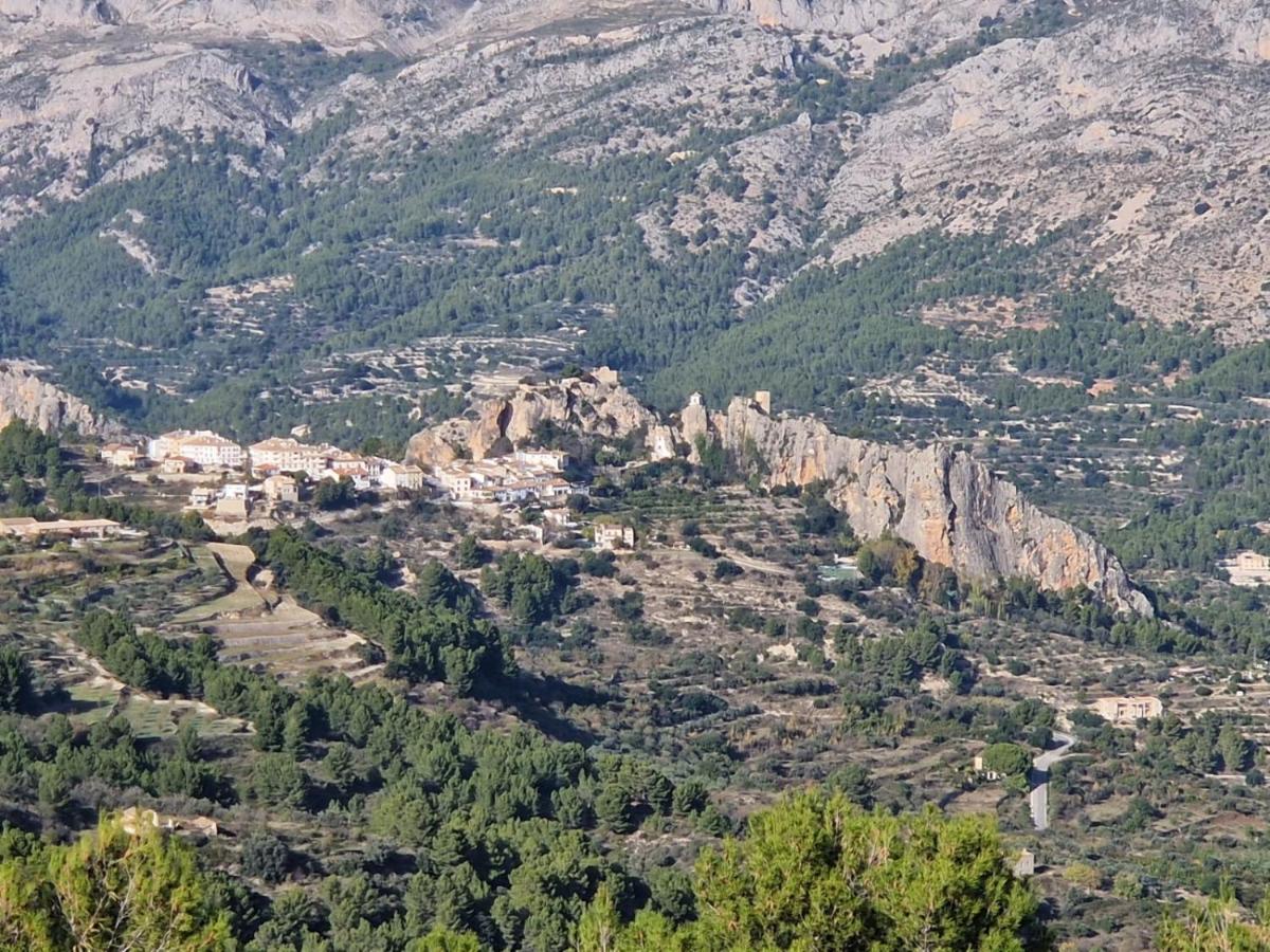 El Unico Apartment With Jacuzzi And Art Guadalest Kültér fotó